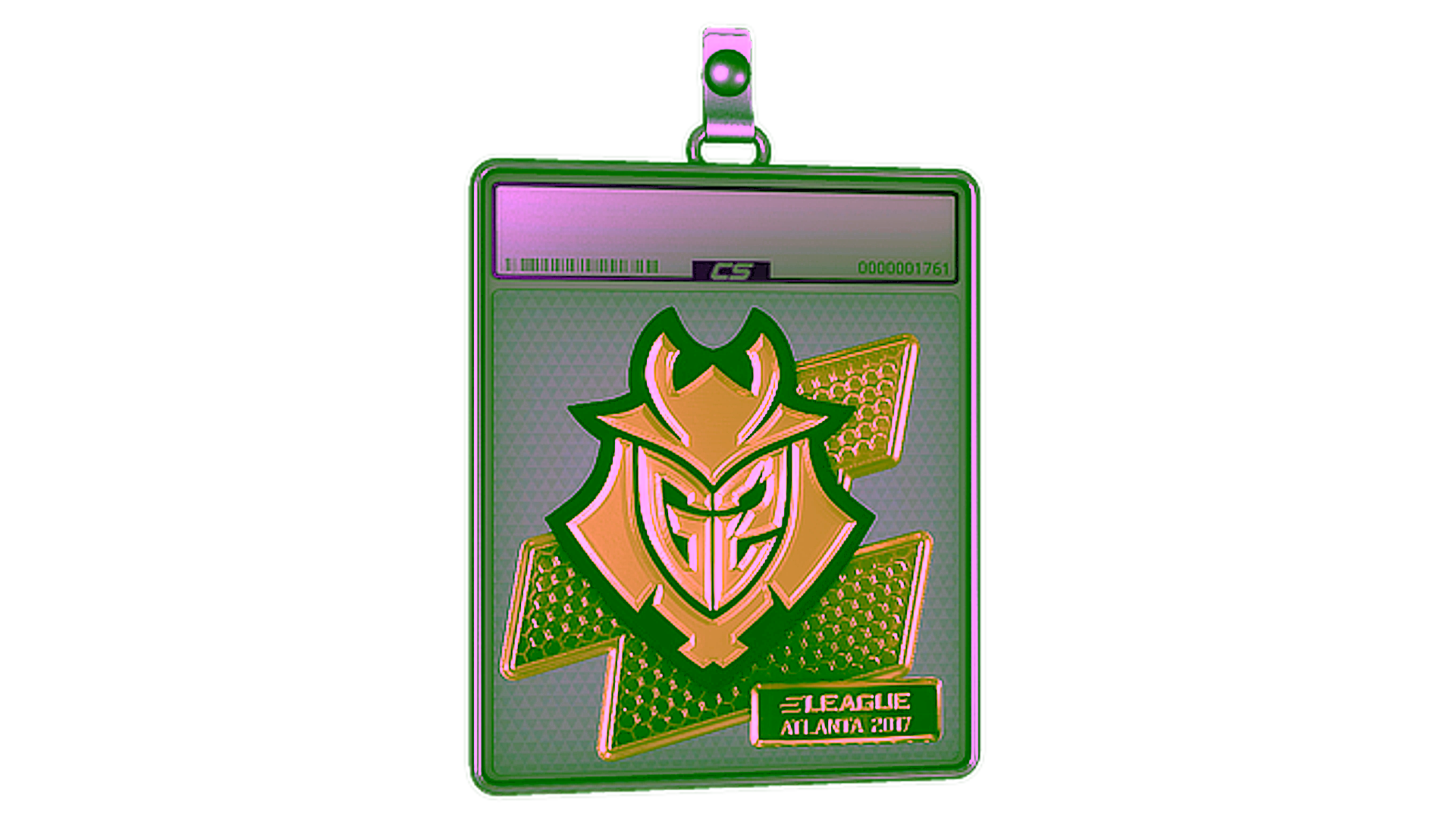Display for Sticker Slab | G2 Esports (Gold) | Atlanta 2017