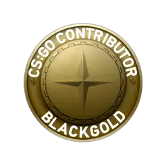 Black Gold Map Coin