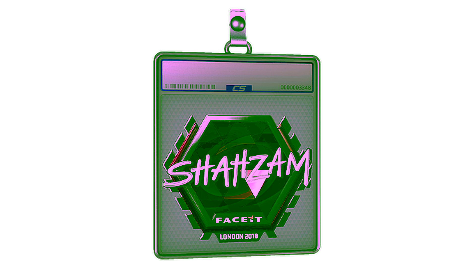 Display for Sticker Slab | ShahZaM (Foil) | London 2018