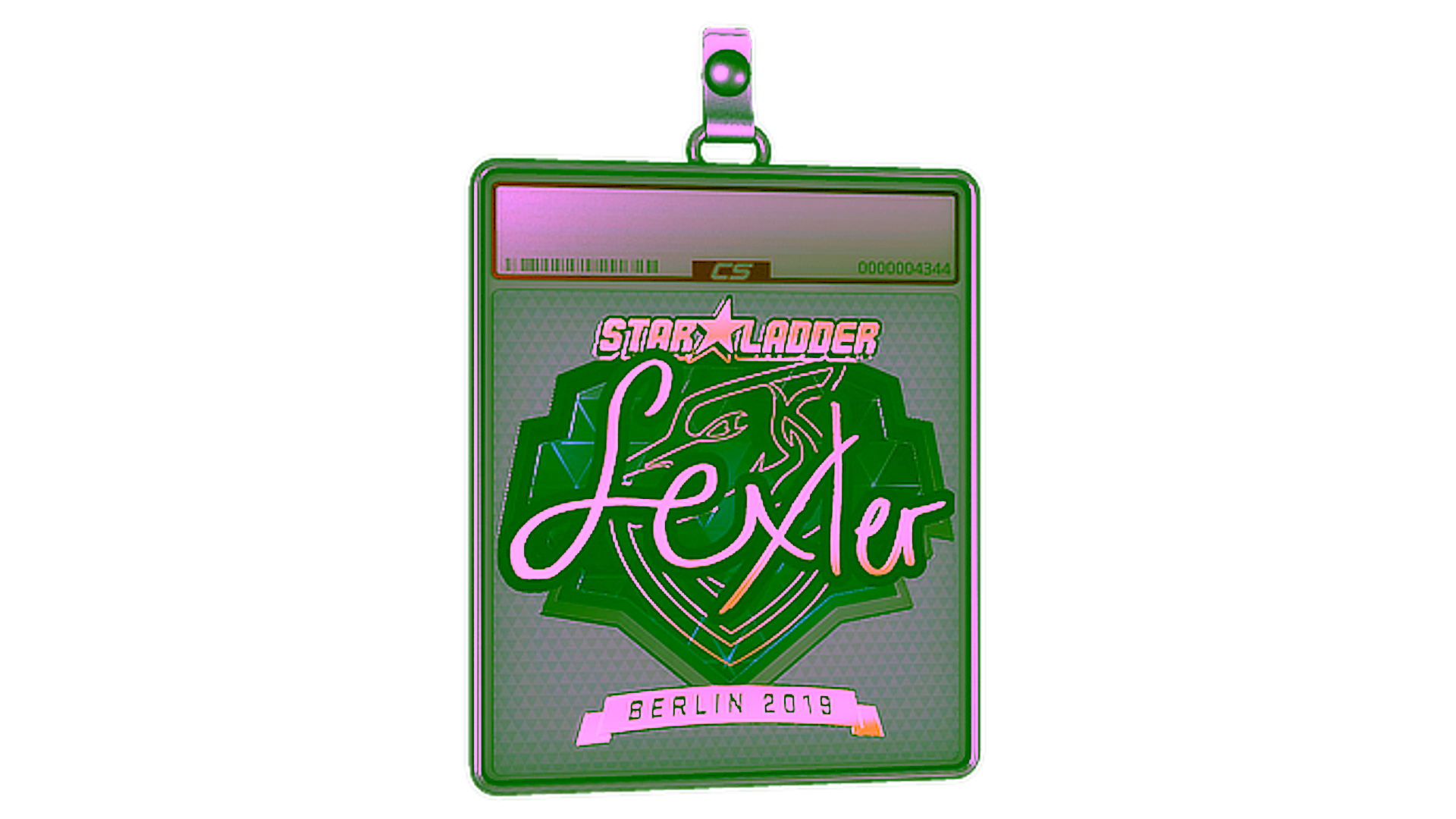 Wyświetl dla Sticker Slab | dexter (Gold) | Berlin 2019