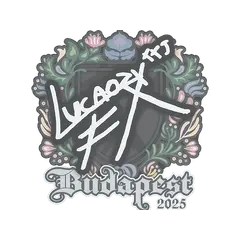 Sticker Lucaozy Budapest 2025