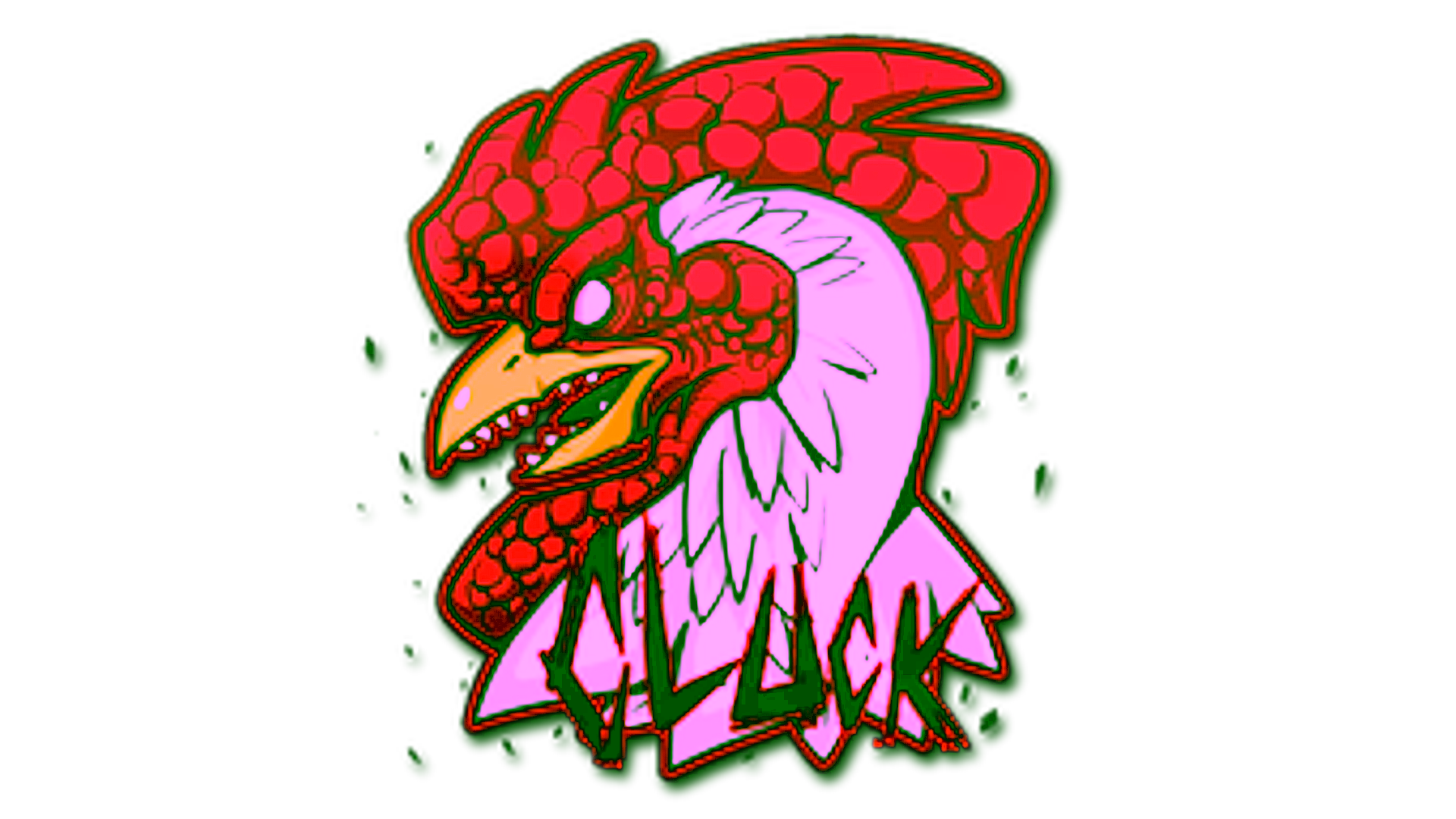 Display for Sticker | Cluck