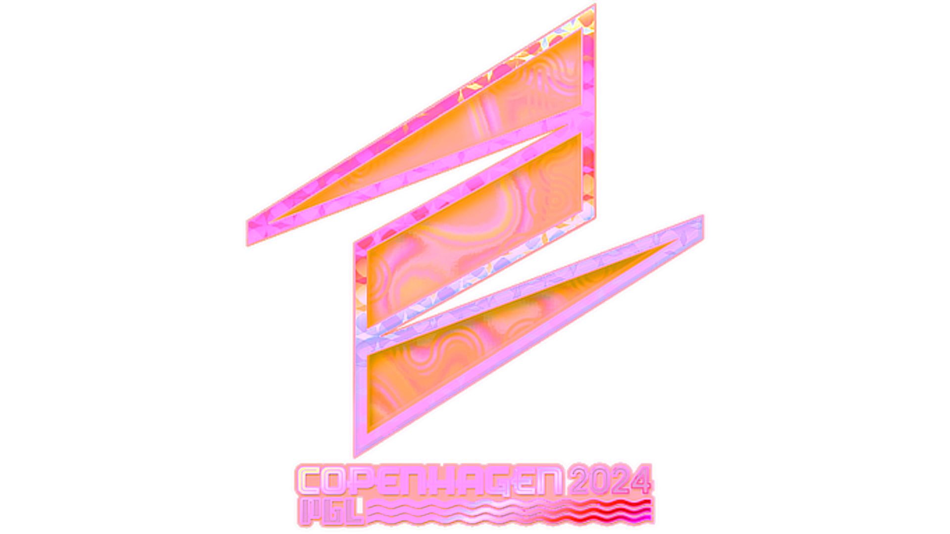 Display for Sticker | ECSTATIC (Holo) | Copenhagen 2024