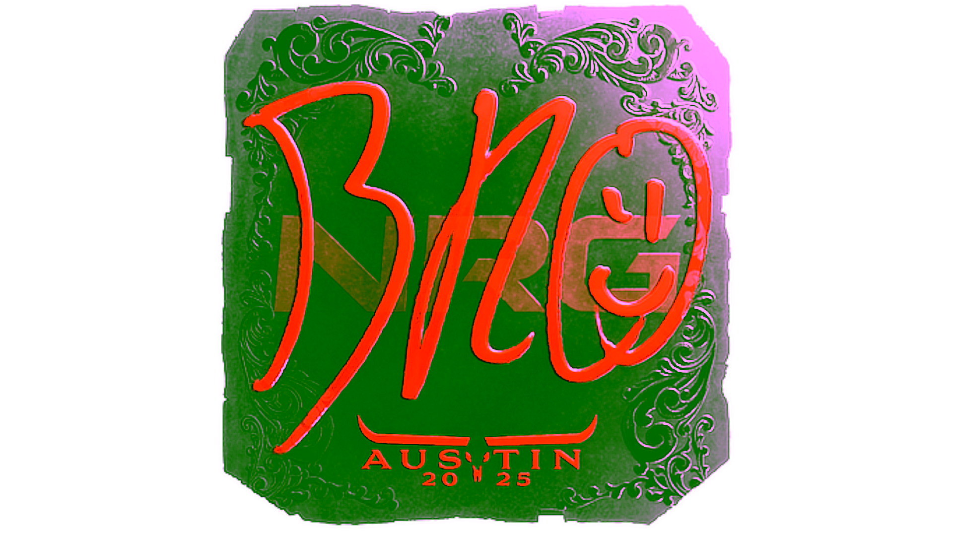 Display for Sticker | br0 (Foil) | Austin 2025