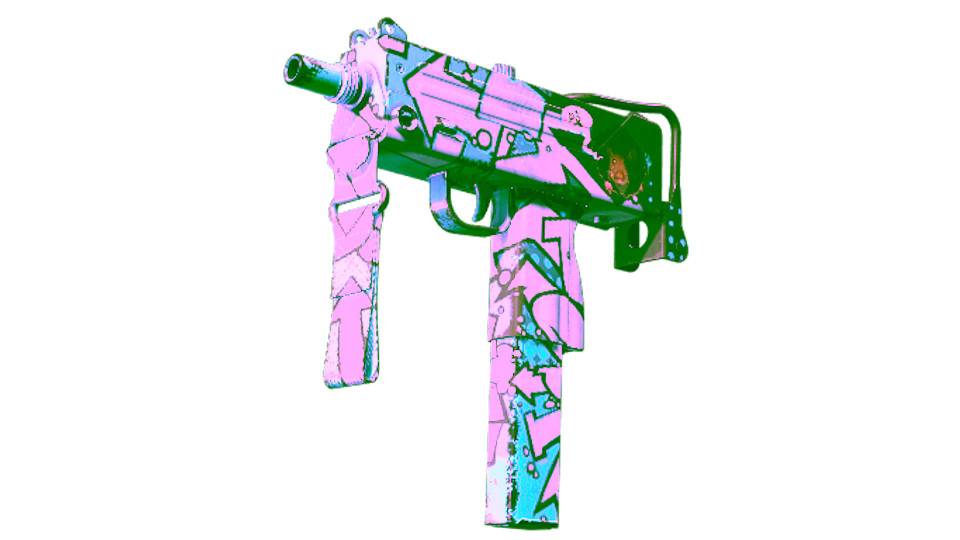 Дисплей для Souvenir MAC-10 | Pipsqueak (Well-Worn)