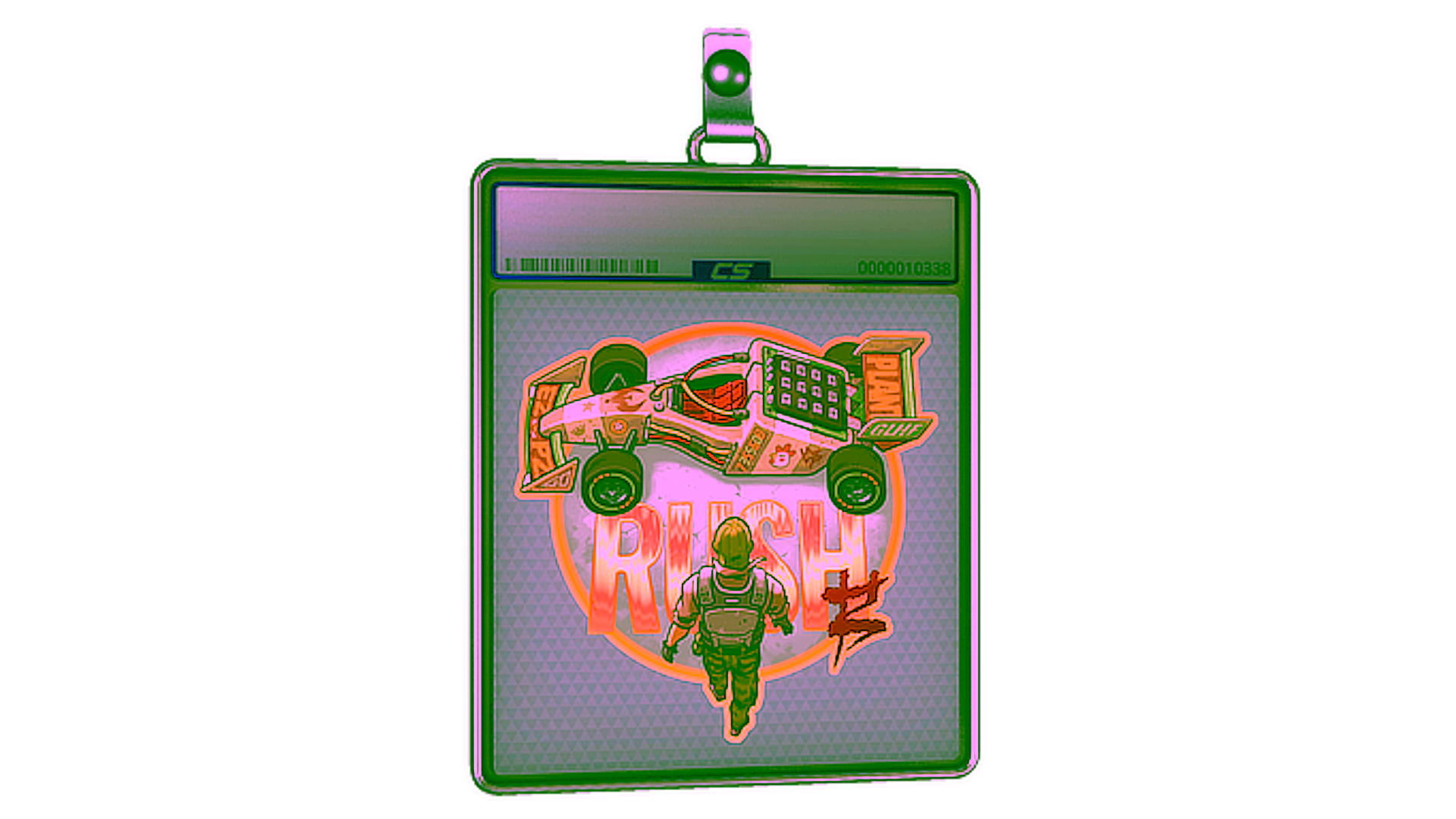 Display for Sticker Slab | Neo-Rush (Holo)