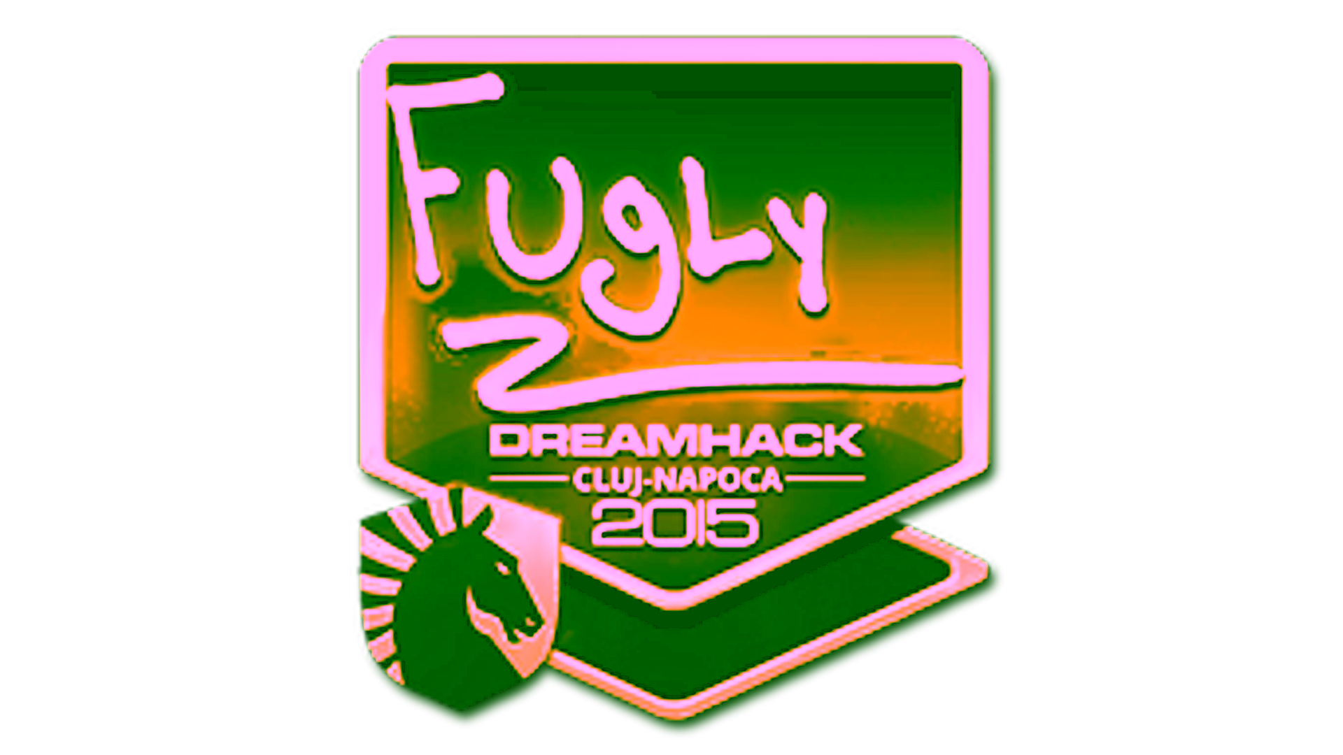 Display for Sticker | FugLy (Gold) | Cluj-Napoca 2015