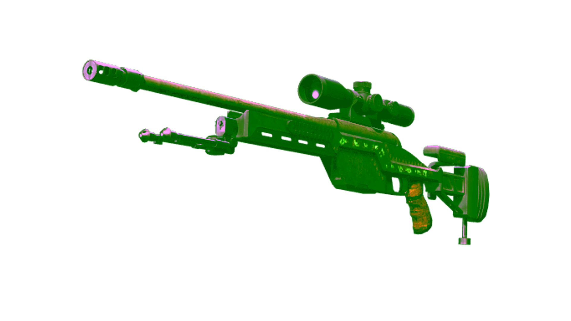 Display for SSG 08 | Necropos (Battle-Scarred)