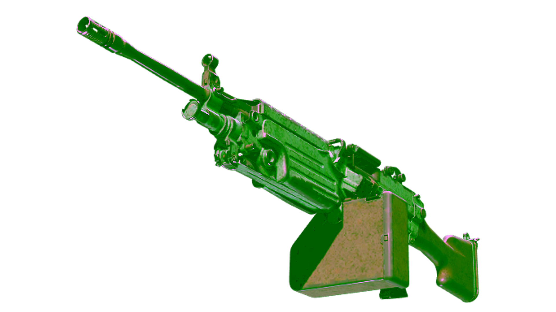 Display for Souvenir M249 | Jungle (Battle-Scarred)