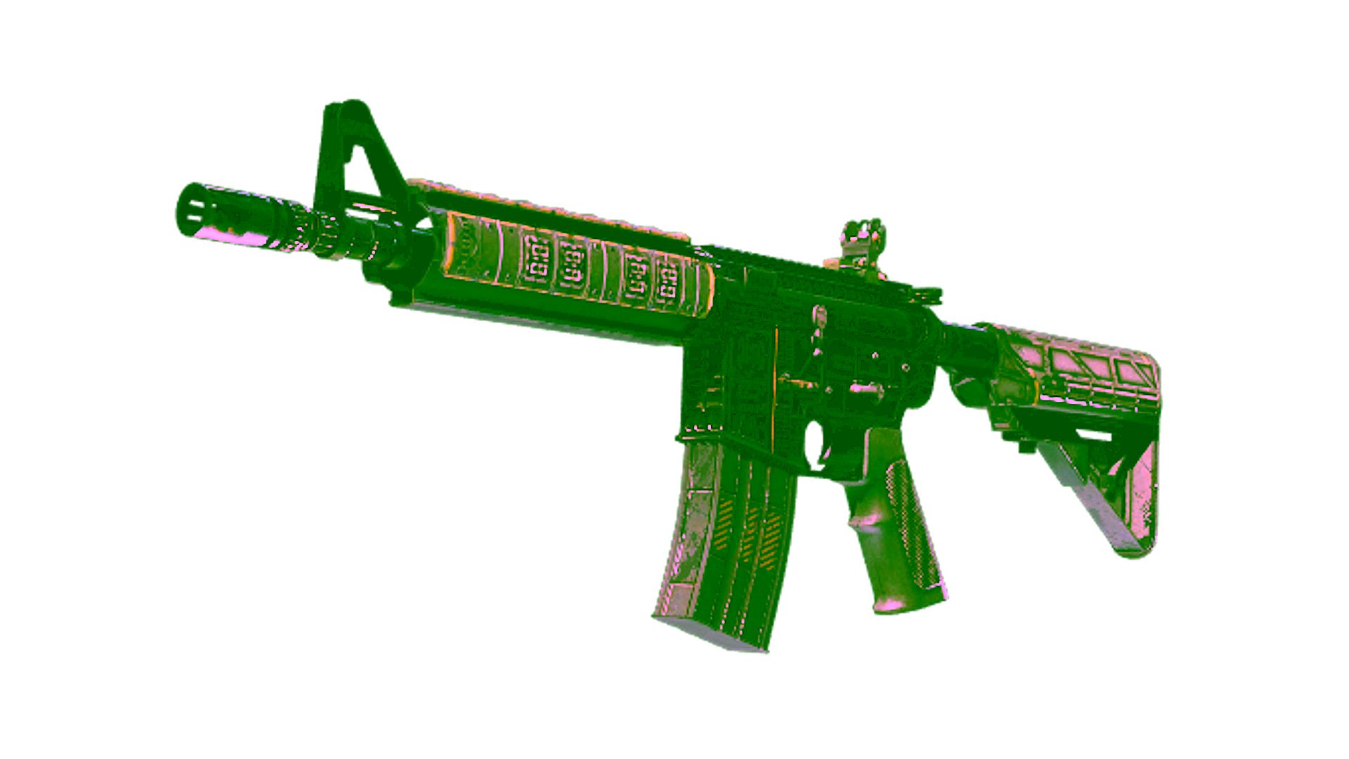 Display for StatTrak™ M4A4 | The Battlestar (Well-Worn)