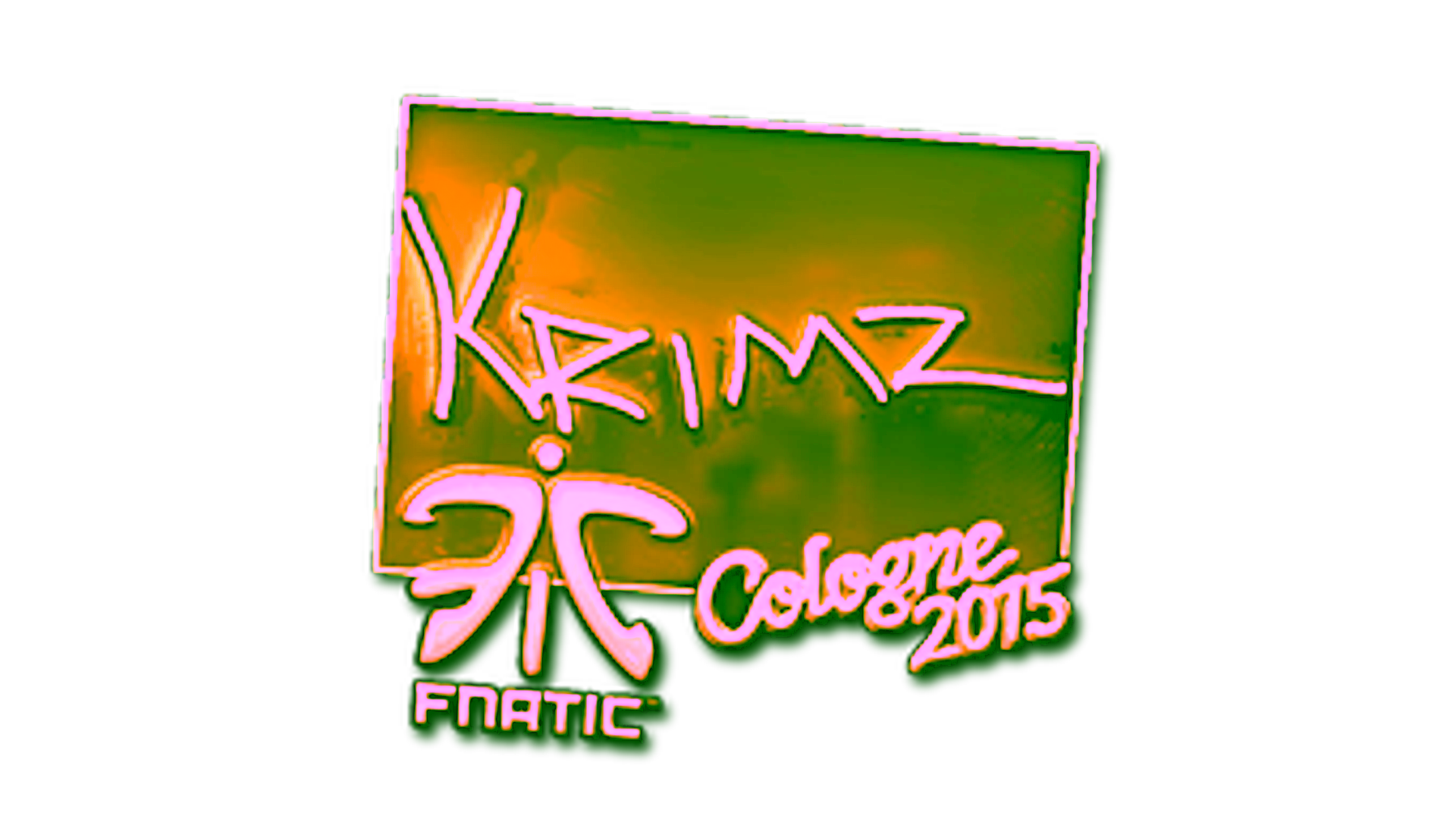 Display for Sticker | KRIMZ (Gold) | Cologne 2015