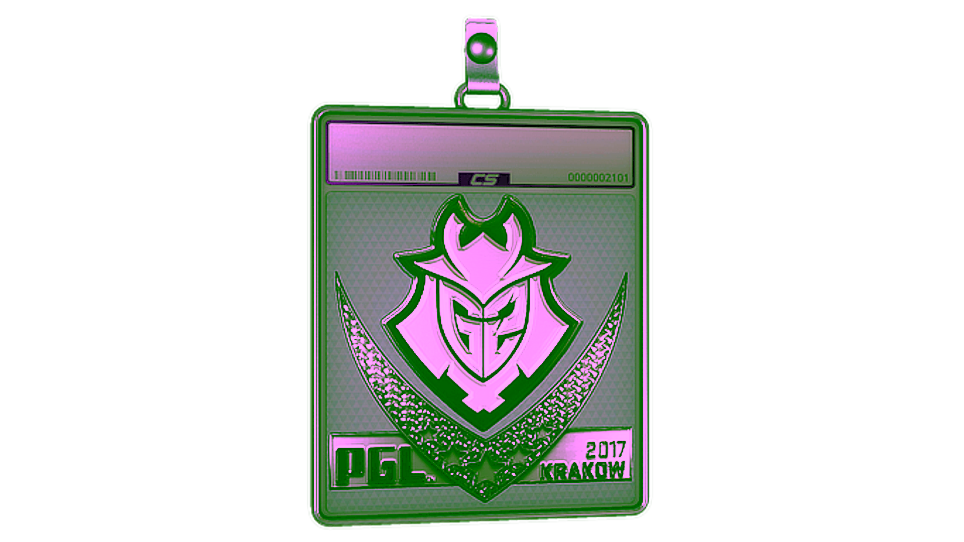 Display for Sticker Slab | G2 Esports (Foil) | Krakow 2017