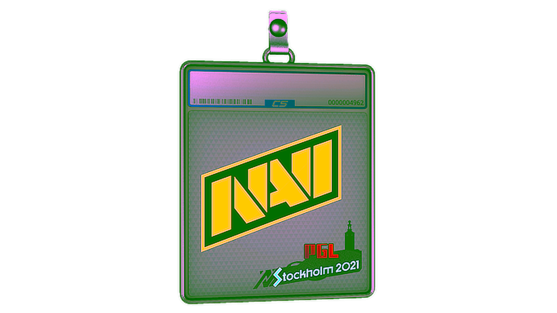 Display for Sticker Slab | Natus Vincere | Stockholm 2021