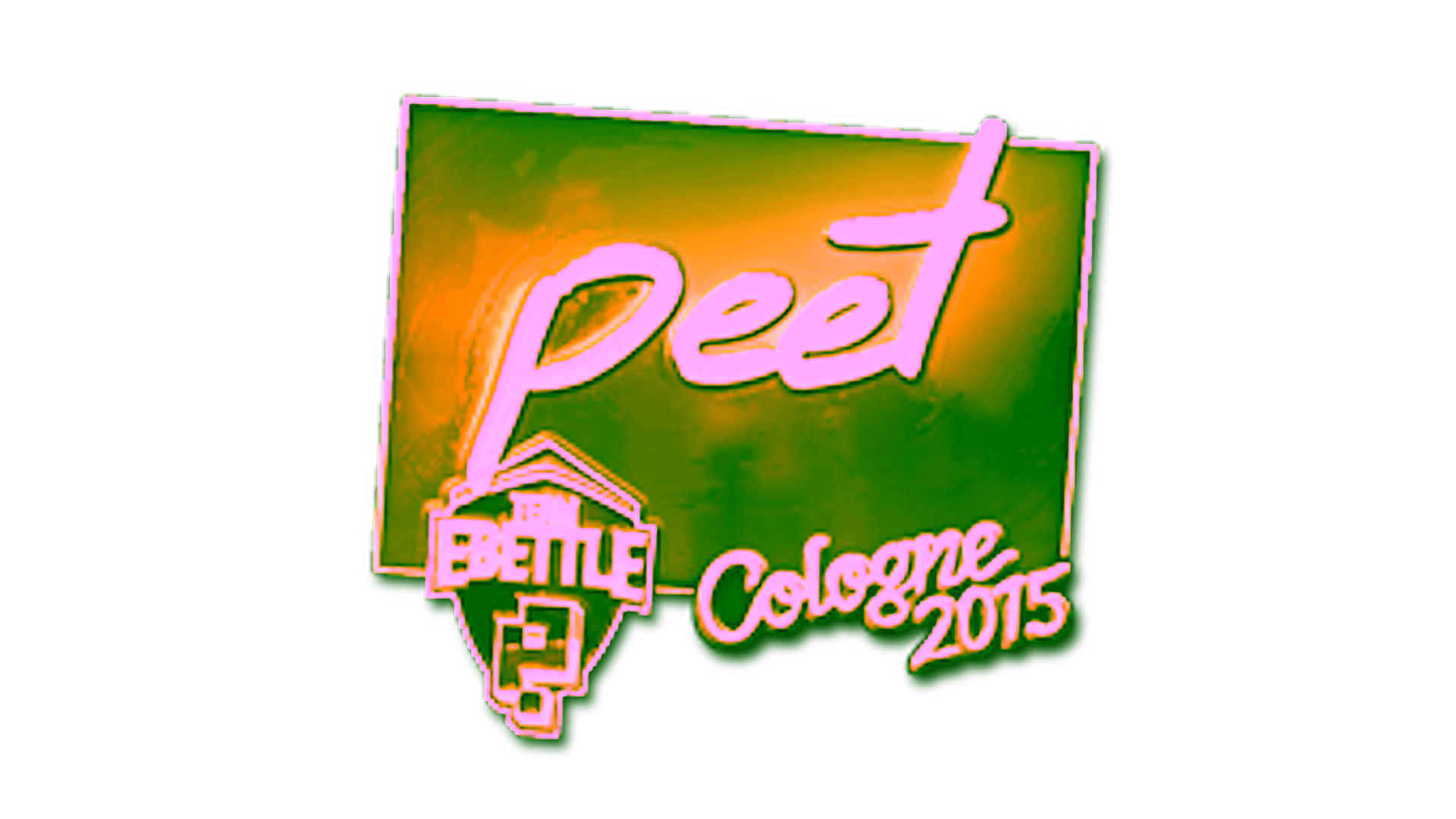 Exibição para Sticker | peet (Gold) | Cologne 2015