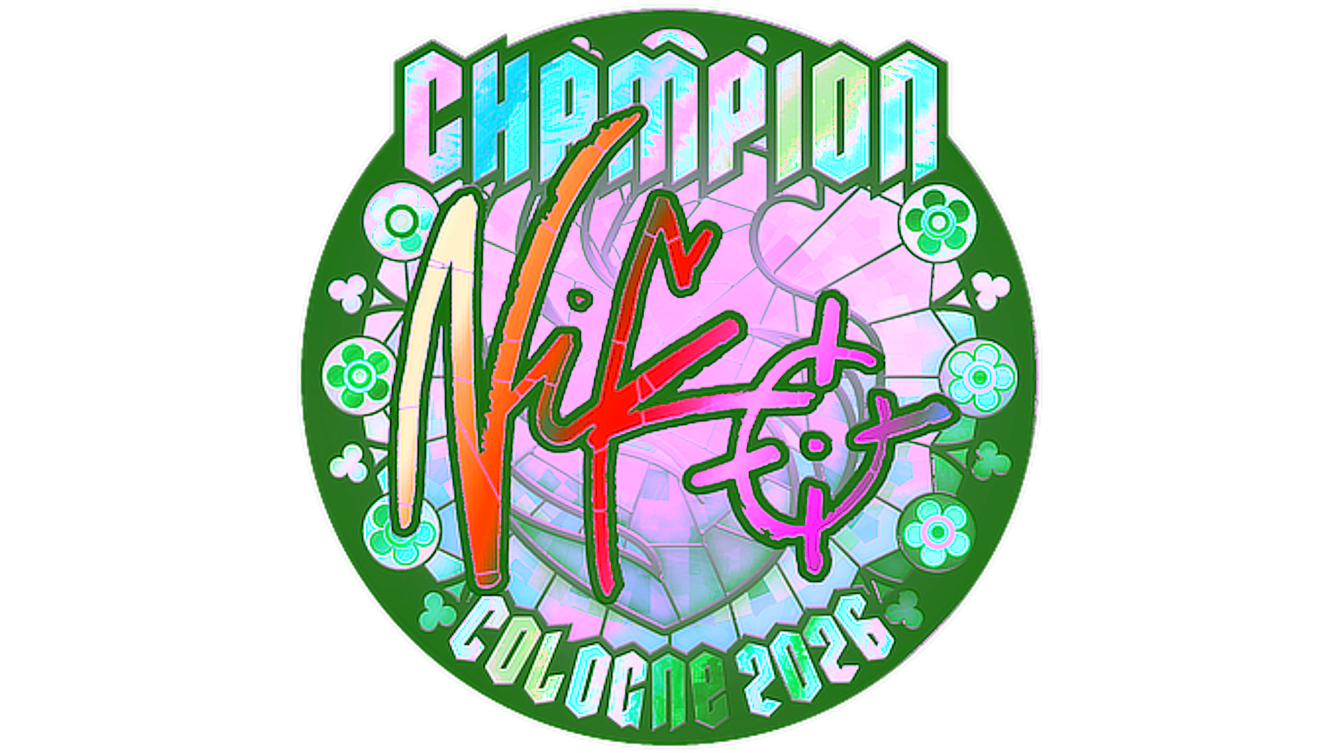 Display for Sticker | NiKo (Holo, Champion) | Cologne 2026