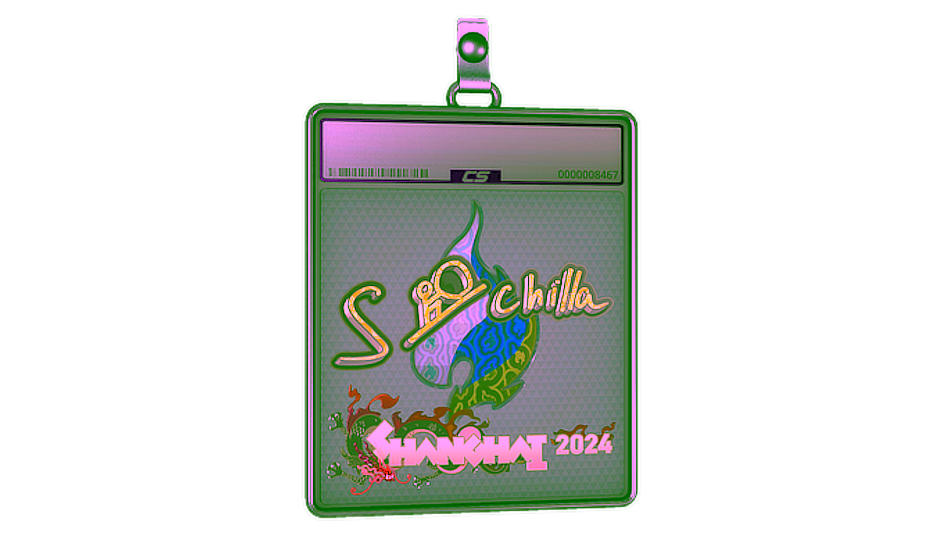 Display for Sticker Slab | s-chilla (Holo) | Shanghai 2024
