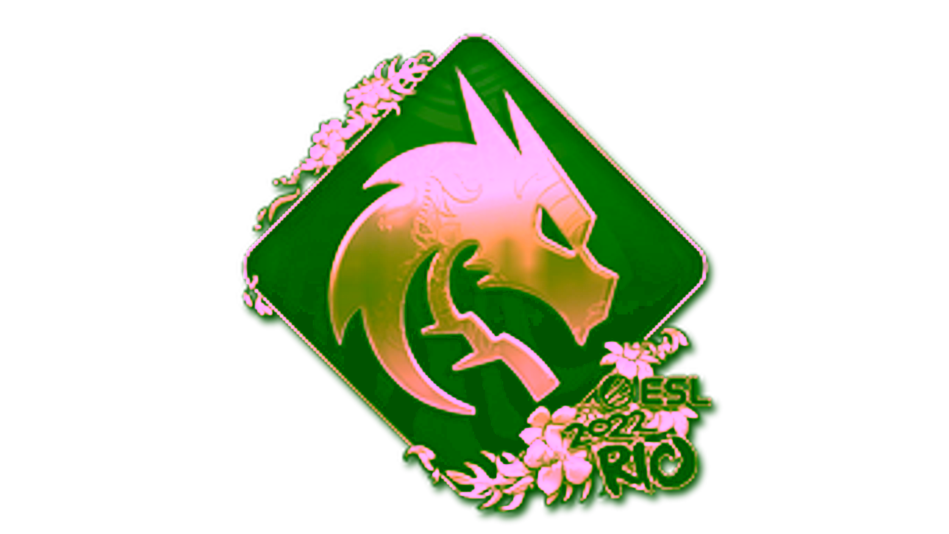 Display for Sticker | Team Spirit (Gold) | Rio 2022