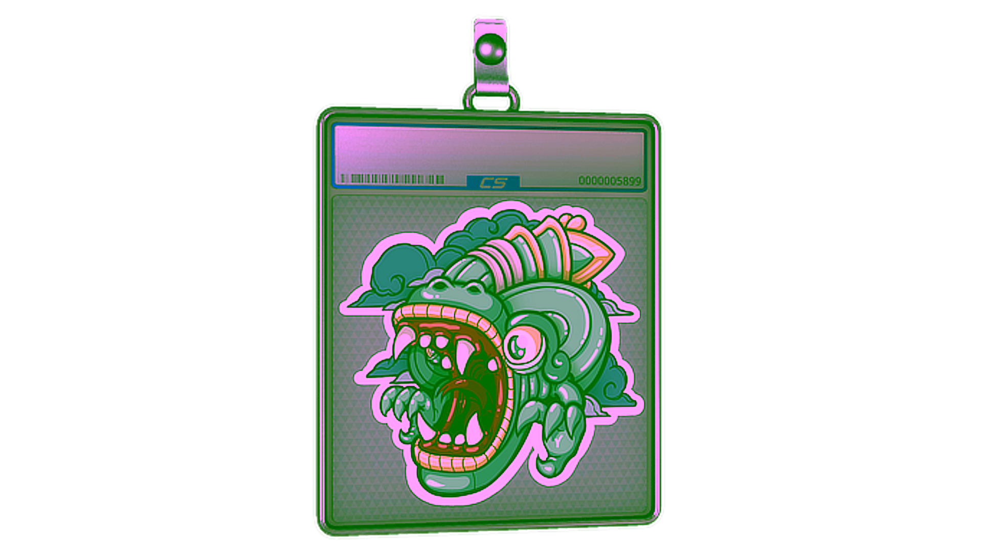 Display for Sticker Slab | Baby Fire Serpent
