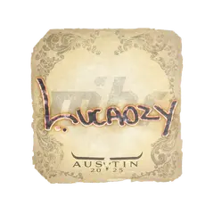 Sticker Lucaozy Austin 2025