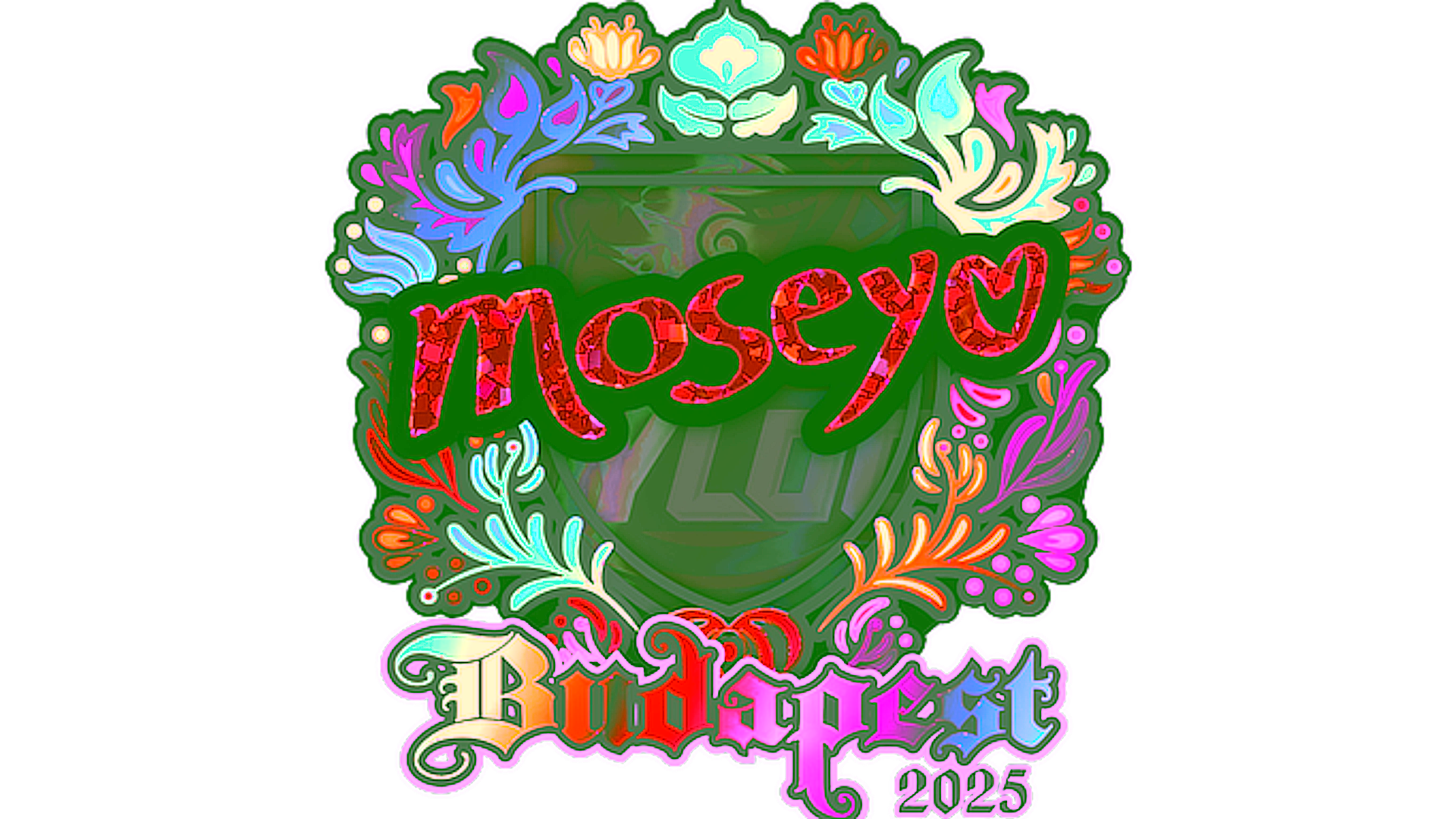 Display for Sticker | Moseyuh (Holo) | Budapest 2025