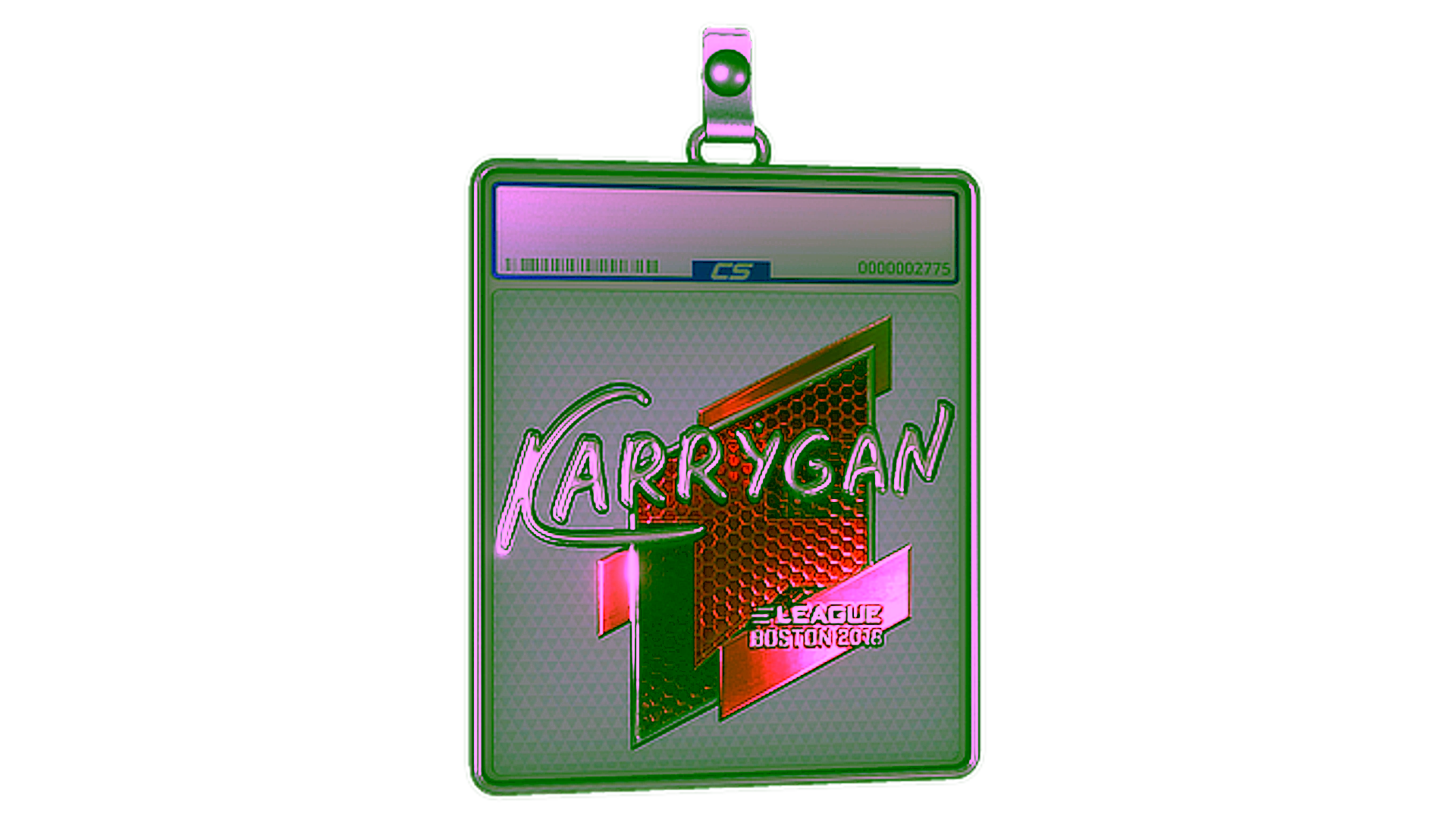 Display for Sticker Slab | karrigan (Foil) | Boston 2018