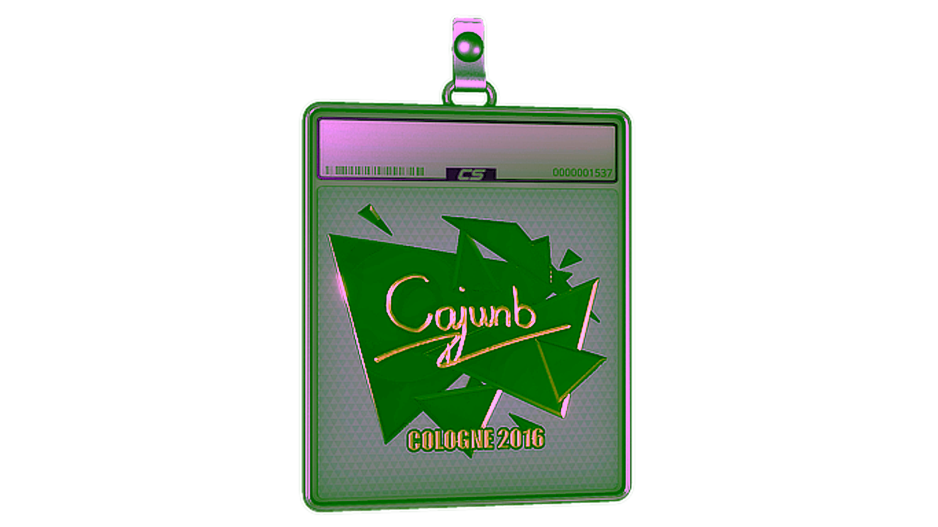 Display for Sticker Slab | cajunb (Gold) | Cologne 2016