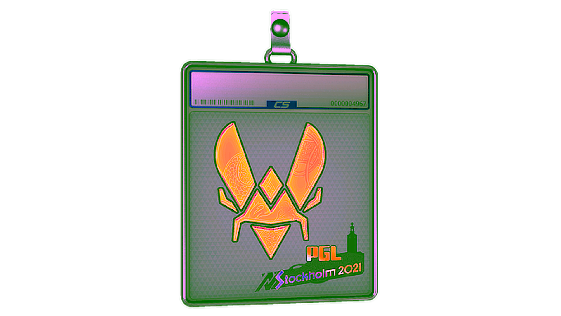 Display for Sticker Slab | Vitality (Holo) | Stockholm 2021