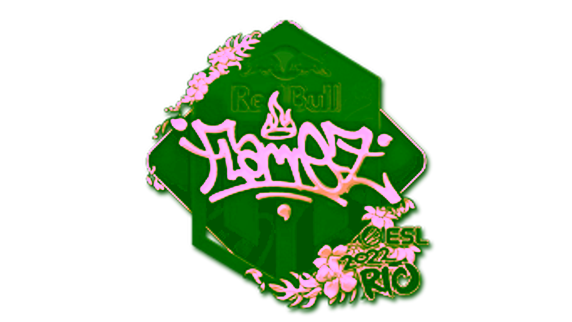 Display for Sticker | FlameZ (Gold) | Rio 2022