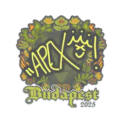 Sticker apEX Budapest 2025