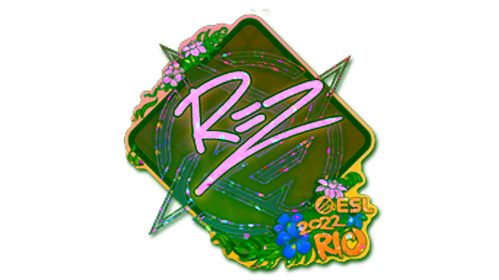 Display for Sticker | REZ (Glitter) | Rio 2022