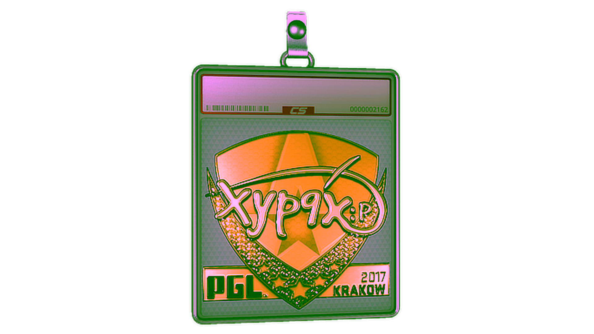 Display for Sticker Slab | Xyp9x (Gold) | Krakow 2017