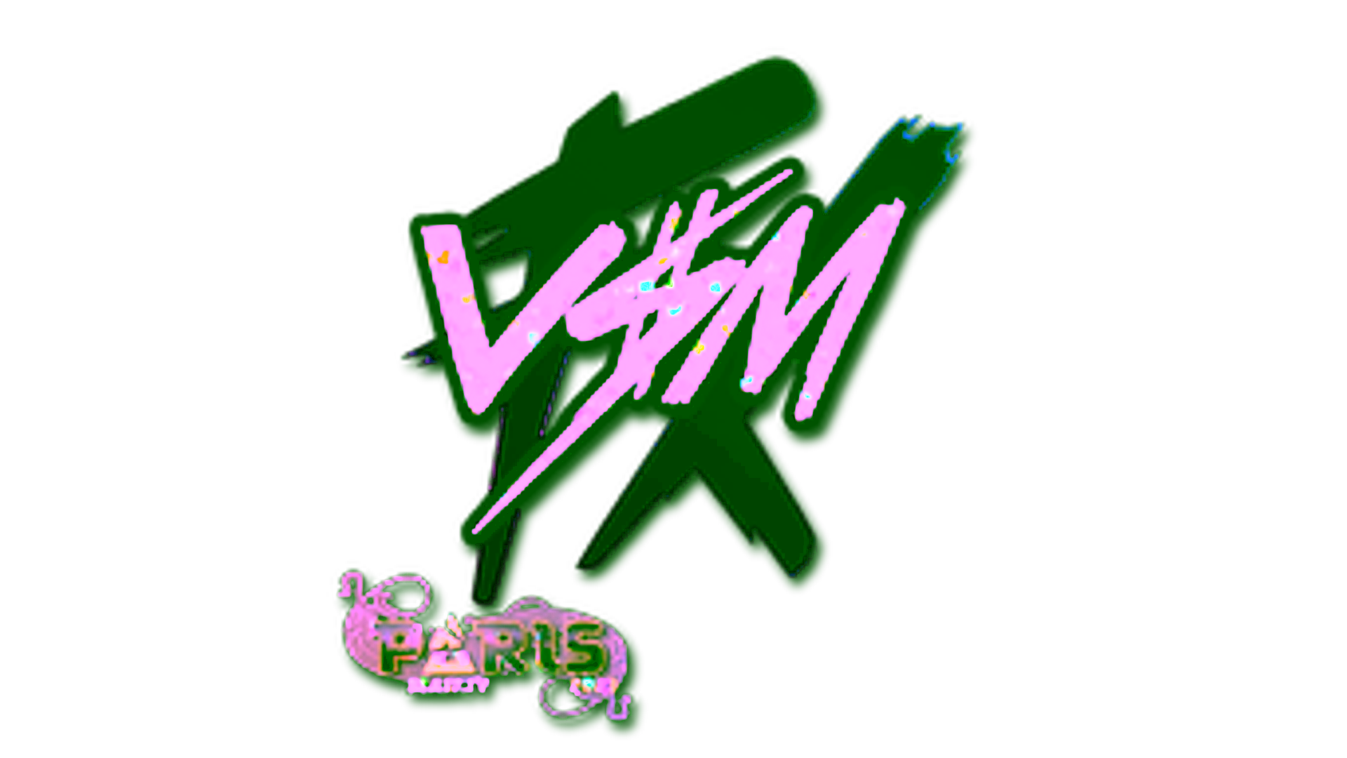 Exibição para Sticker | v$m (Glitter) | Paris 2023
