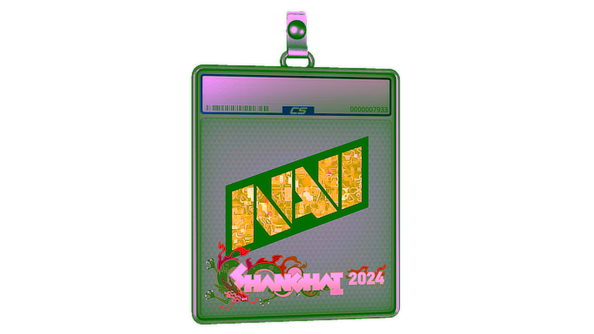 Display for Sticker Slab | Natus Vincere (Glitter) | Shanghai 2024