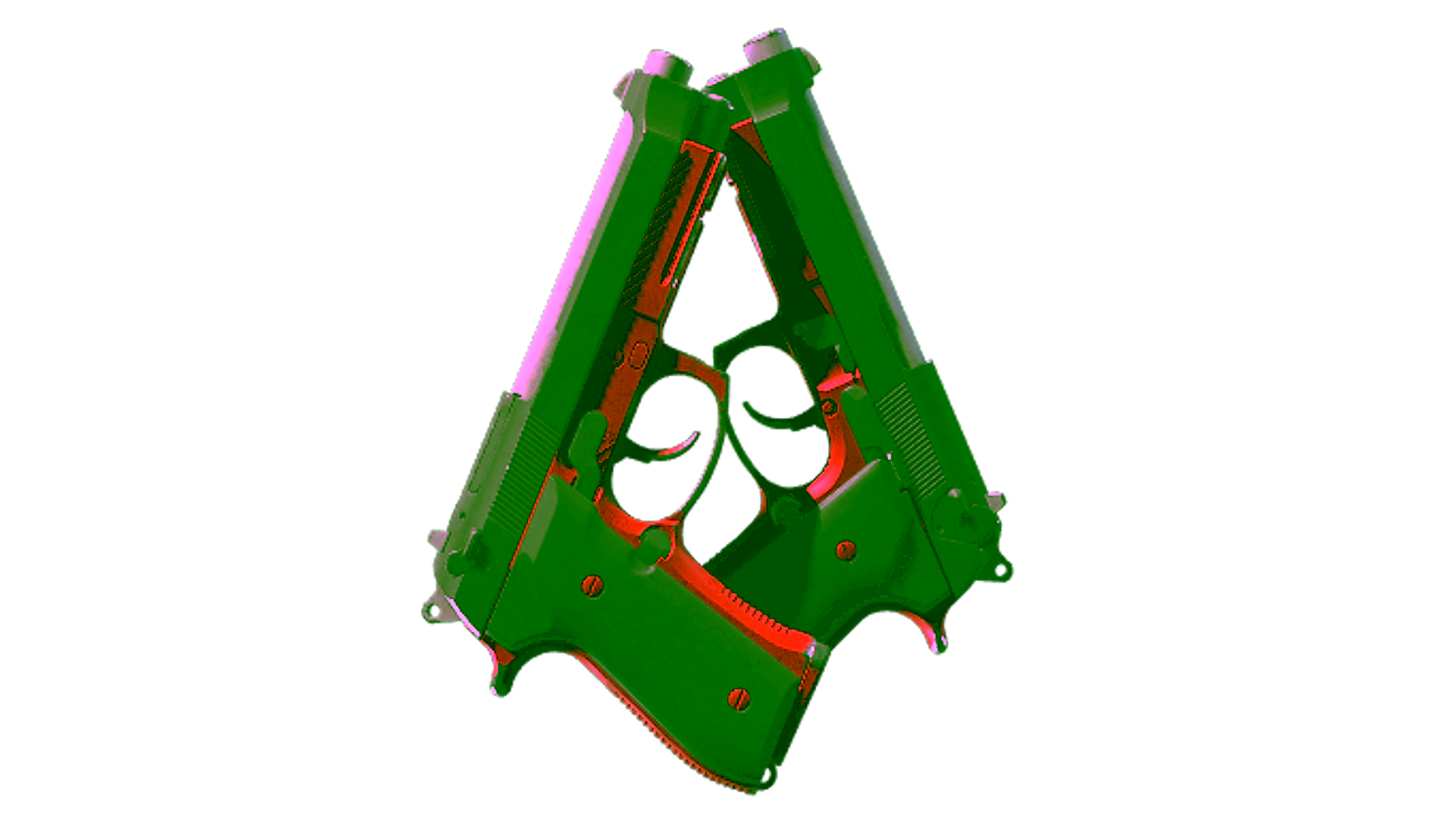 Display for StatTrak™ Dual Berettas | Panther (Field-Tested)