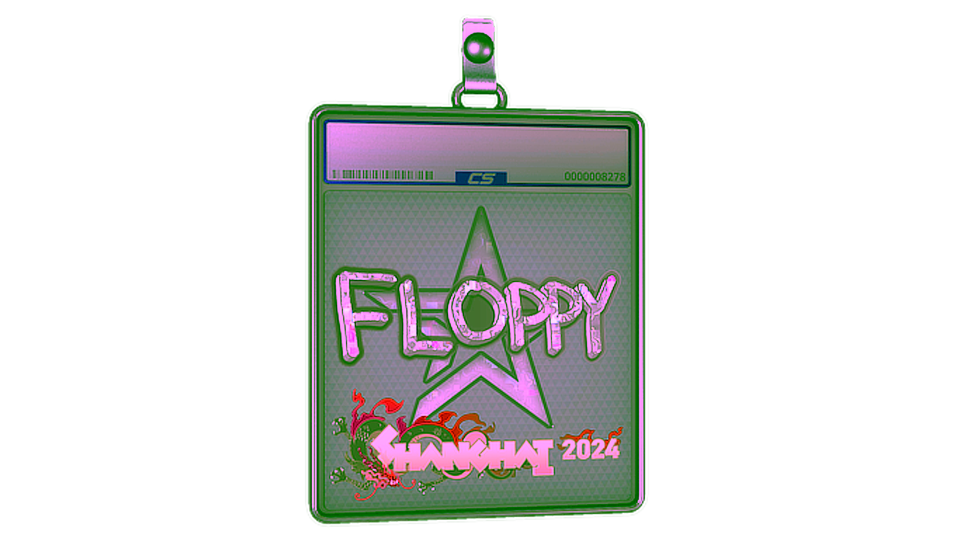 Display for Sticker Slab | floppy (Glitter) | Shanghai 2024