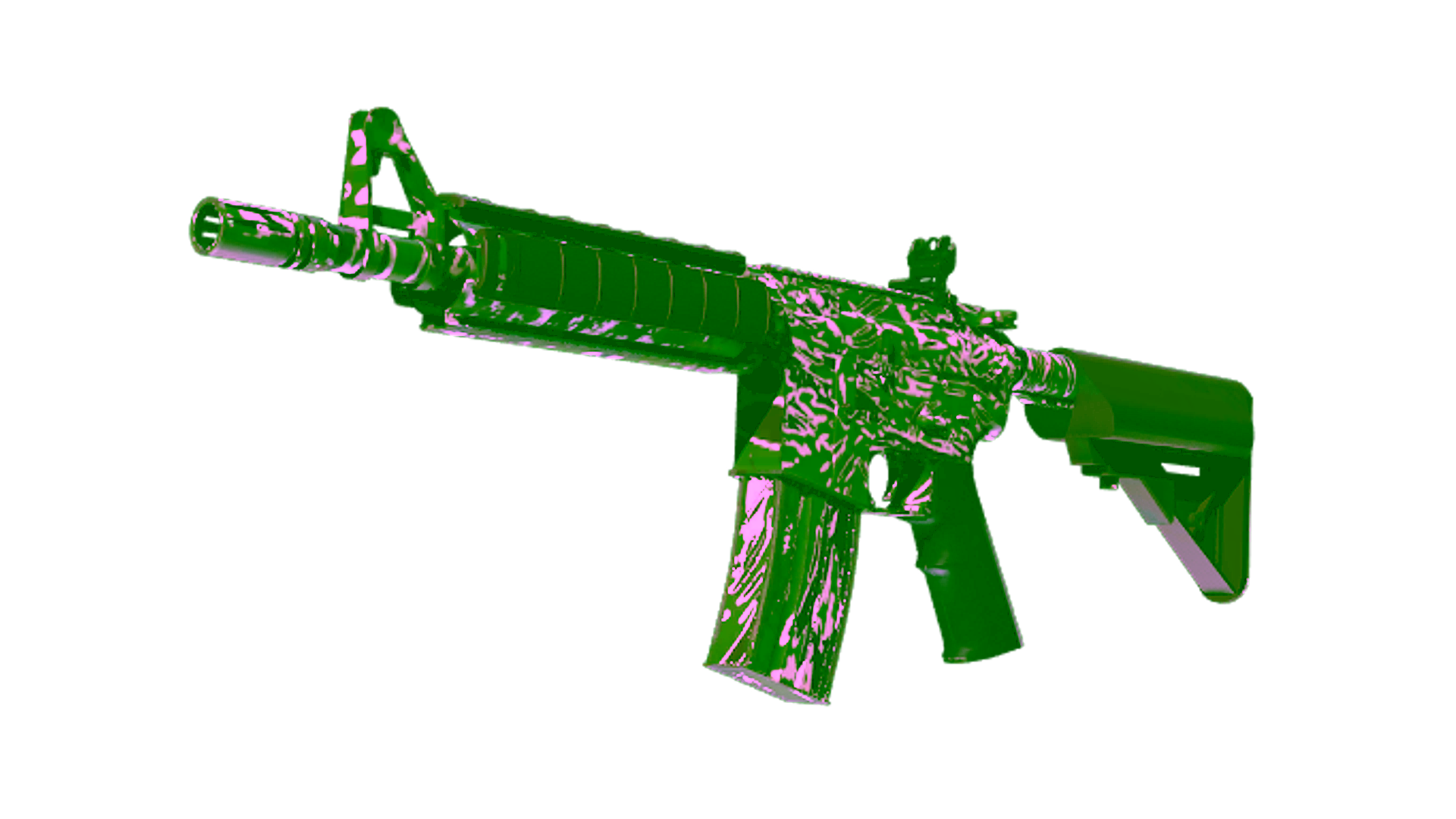 Display for Souvenir M4A4 | Jungle Tiger (Minimal Wear)