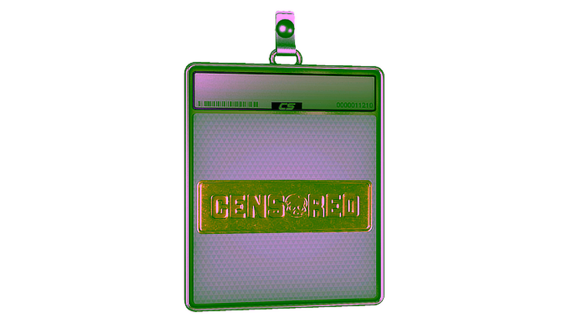 Display for Sticker Slab | Censored (Foil)