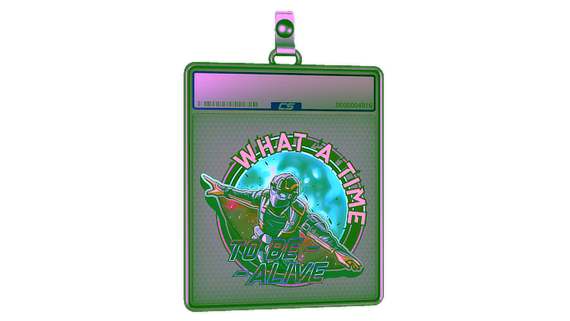 Display for Sticker Slab | Wingsuit (Holo)