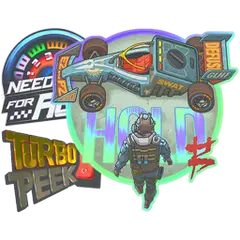 Auto Racing Sticker Collection Sticker