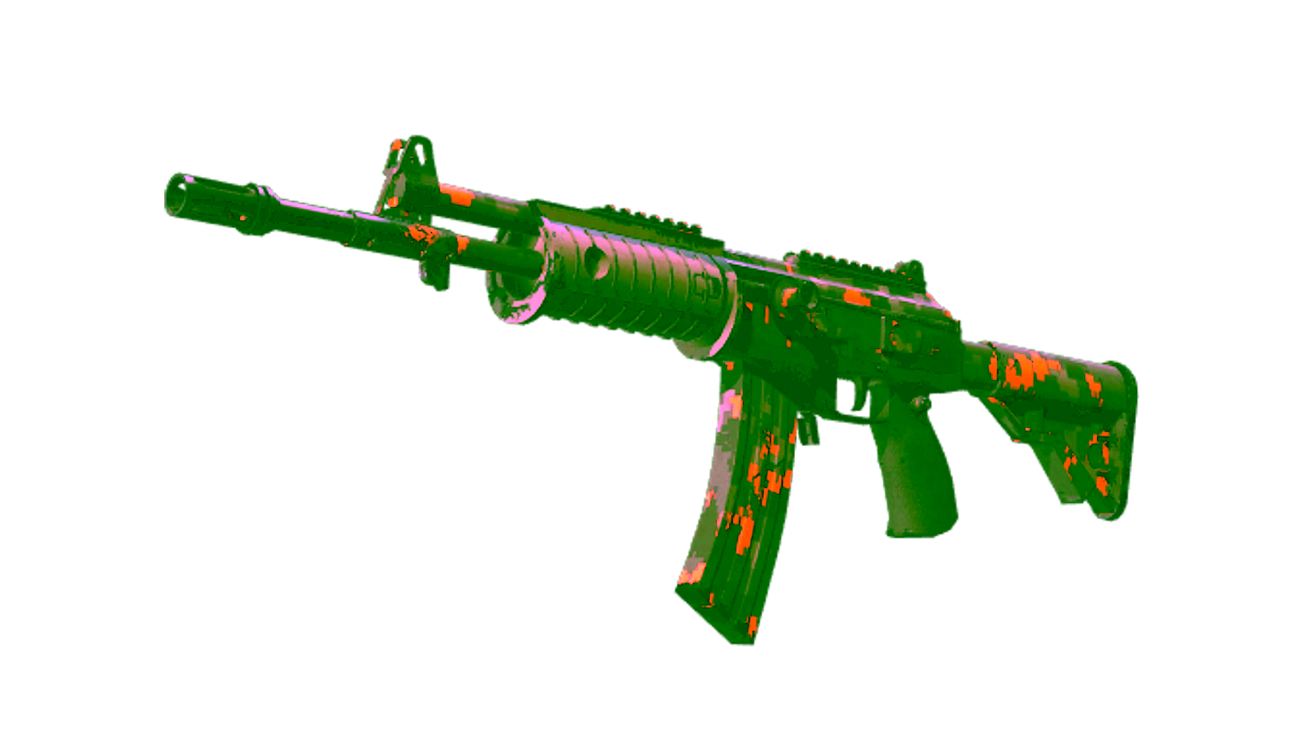 Display for StatTrak™ Galil AR | Orange DDPAT (Field-Tested)