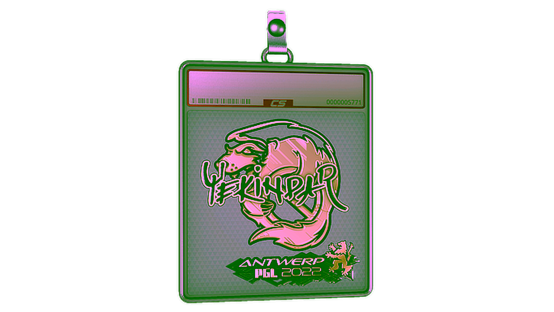 Display for Sticker Slab | YEKINDAR (Gold) | Antwerp 2022