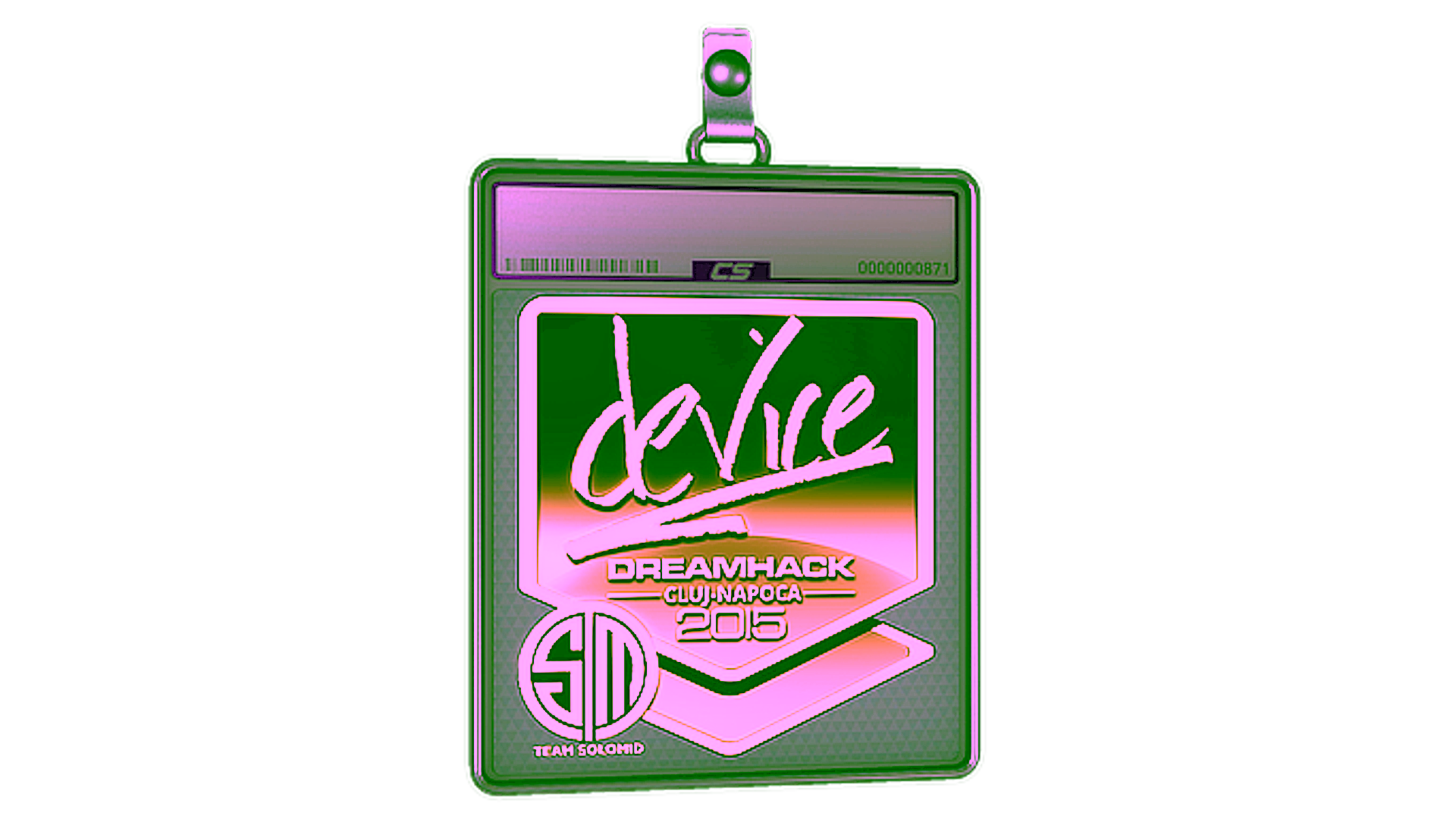 Display for Sticker Slab | device (Gold) | Cluj-Napoca 2015
