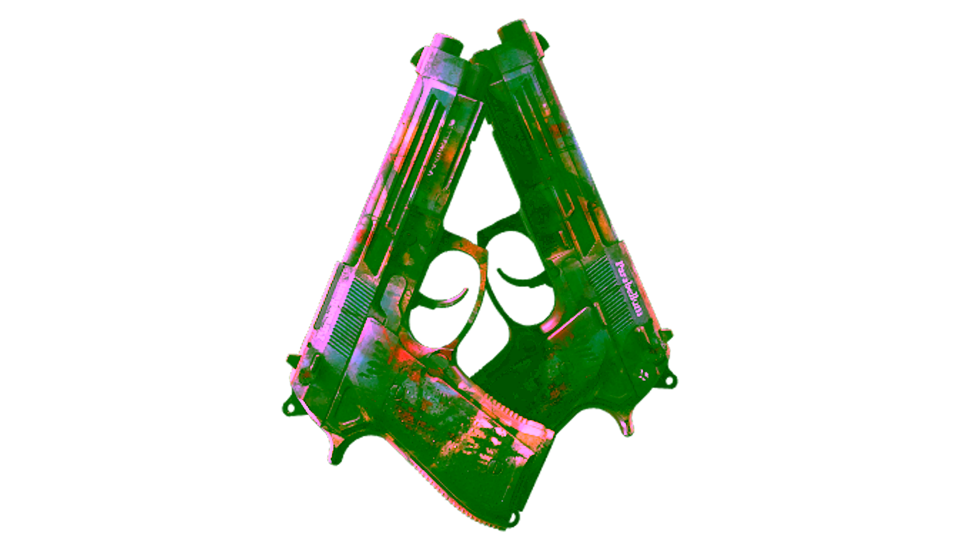 Display for Dual Berettas | Hideout (Factory New)