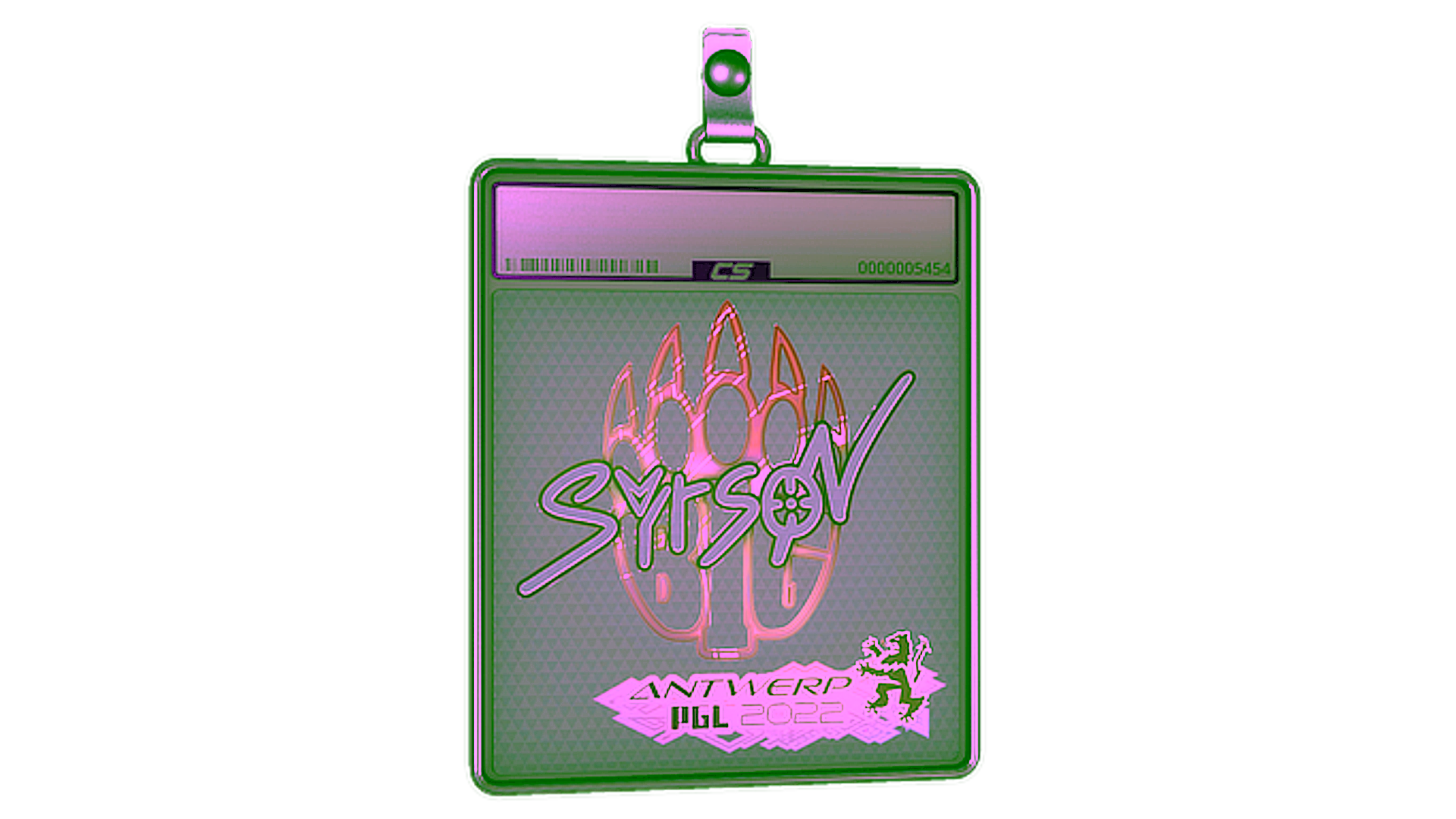 Display for Sticker Slab | syrsoN (Holo) | Antwerp 2022