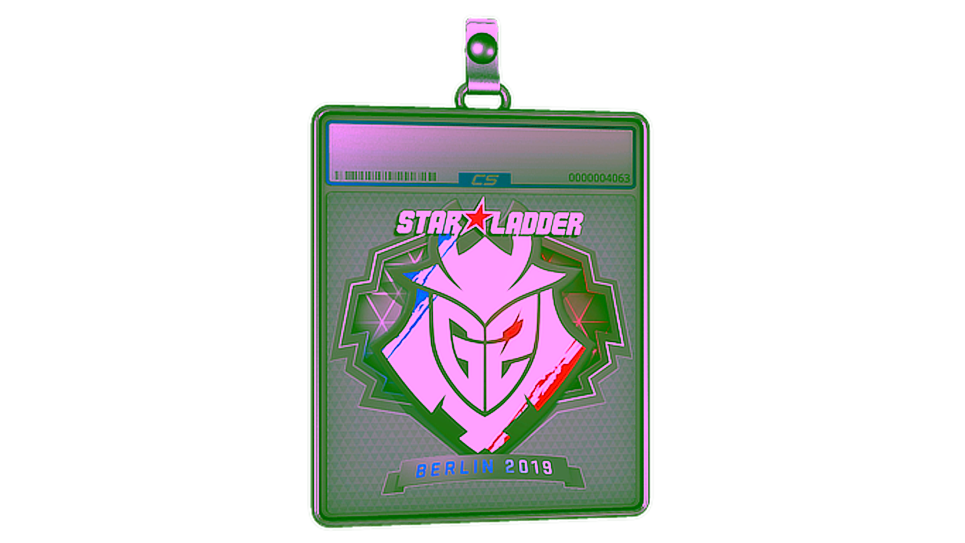 Display for Sticker Slab | G2 Esports | Berlin 2019