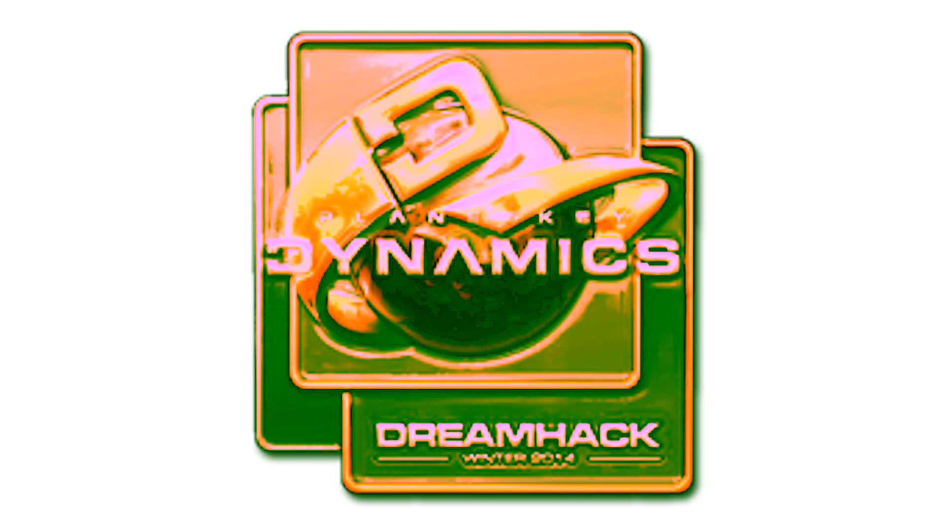 Rodyti Sticker | Planetkey Dynamics (Gold) | DreamHack 2014