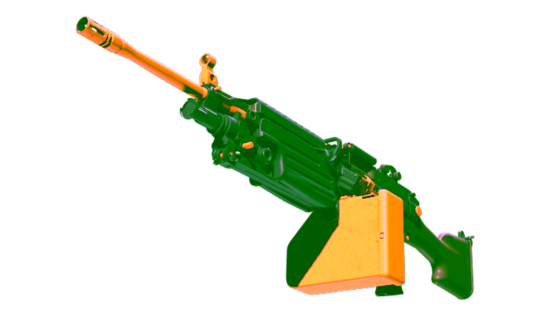 Display for Souvenir M249 | Impact Drill (Minimal Wear)