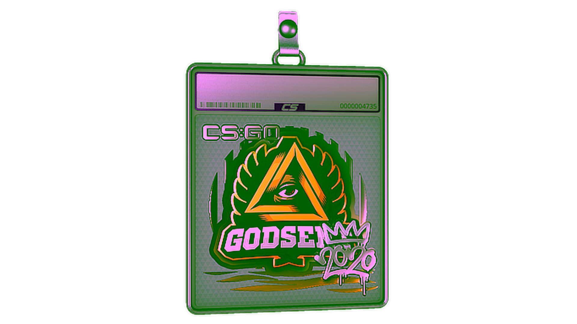 Rodyti Sticker Slab | GODSENT (Foil) | 2020 RMR
