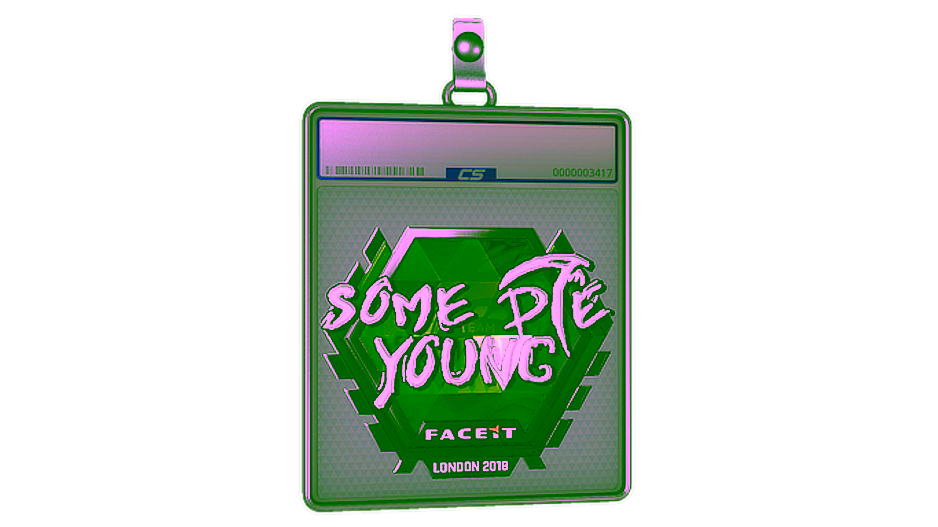 Display for Sticker Slab | sdy (Foil) | London 2018