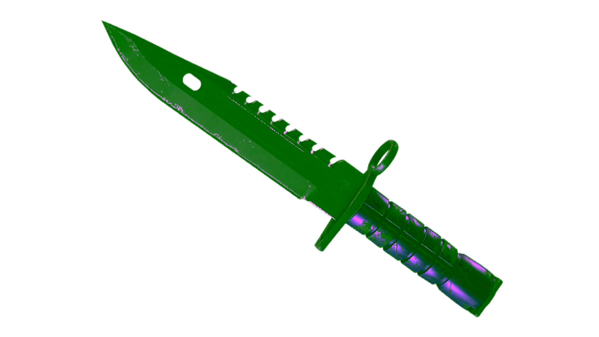 Display for ★ StatTrak™ M9 Bayonet | Ultraviolet (Well-Worn)